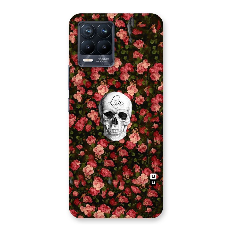 Floral Skull Love Back Case for Realme 8 Pro