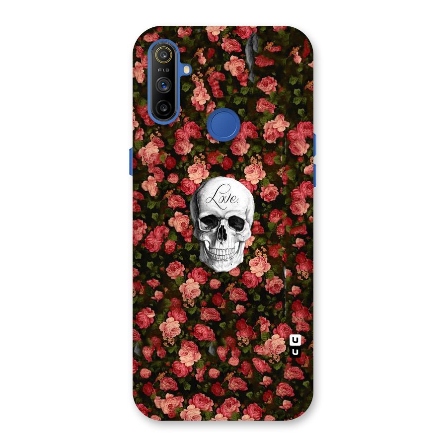 Floral Skull Love Back Case for Realme Narzo 10A