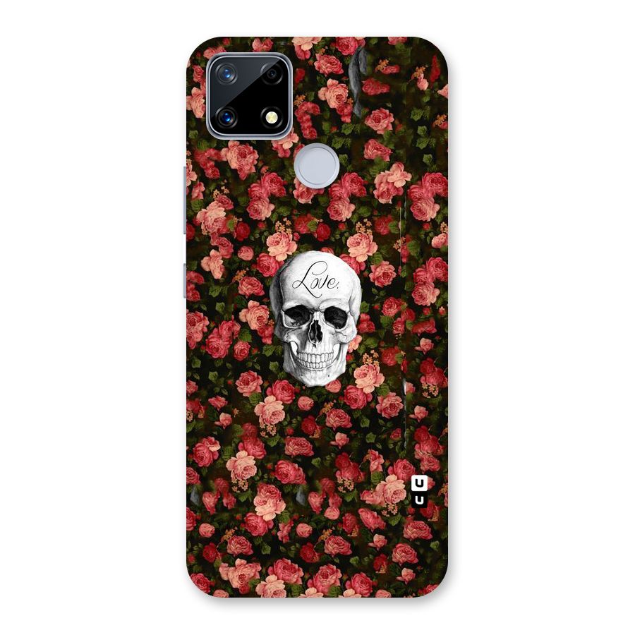 Floral Skull Love Back Case for Realme Narzo 20