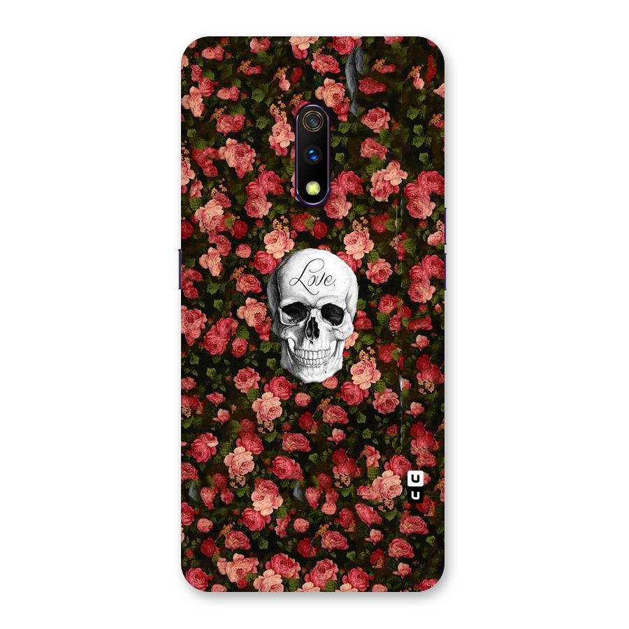 Floral Skull Love Back Case for Realme X
