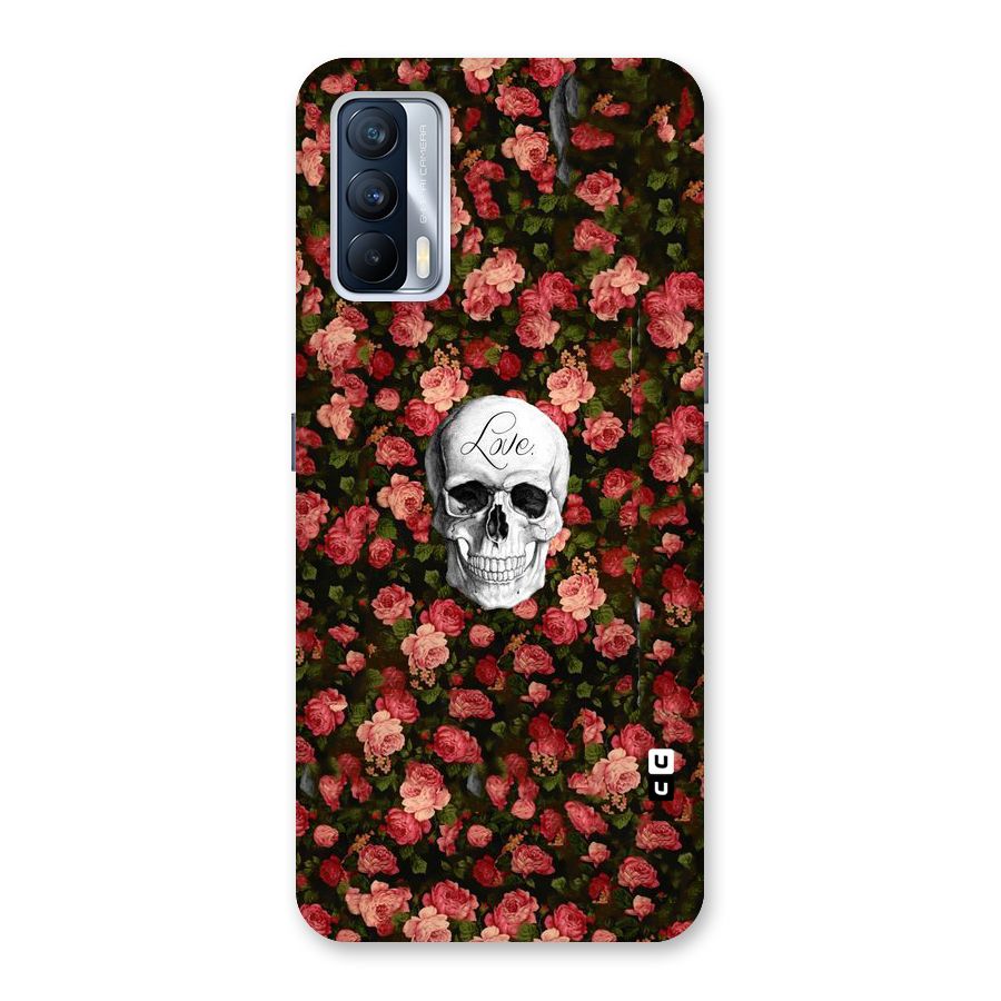 Floral Skull Love Back Case for Realme X7