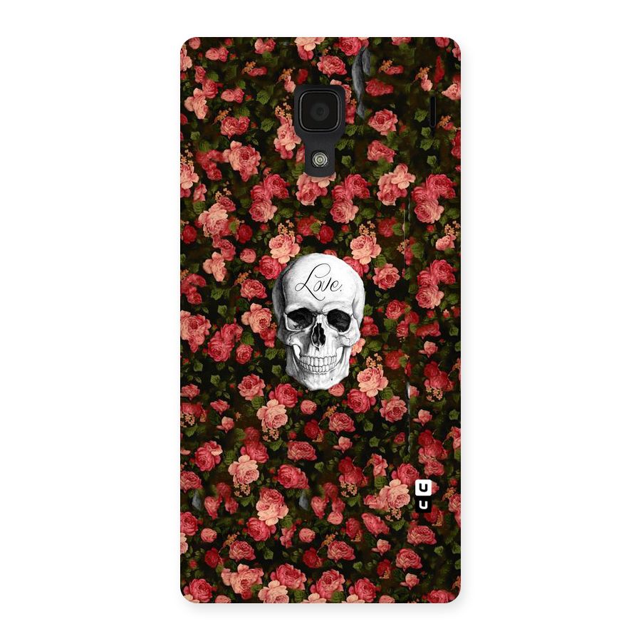 Floral Skull Love Back Case for Redmi 1S