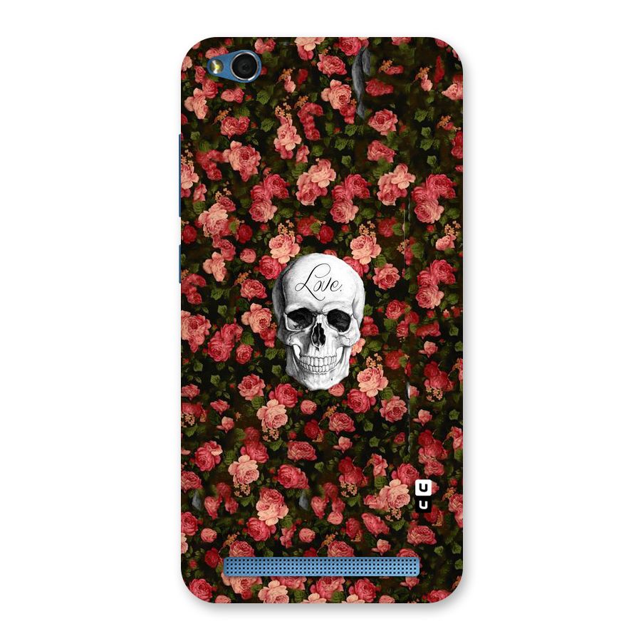 Floral Skull Love Back Case for Redmi 5A