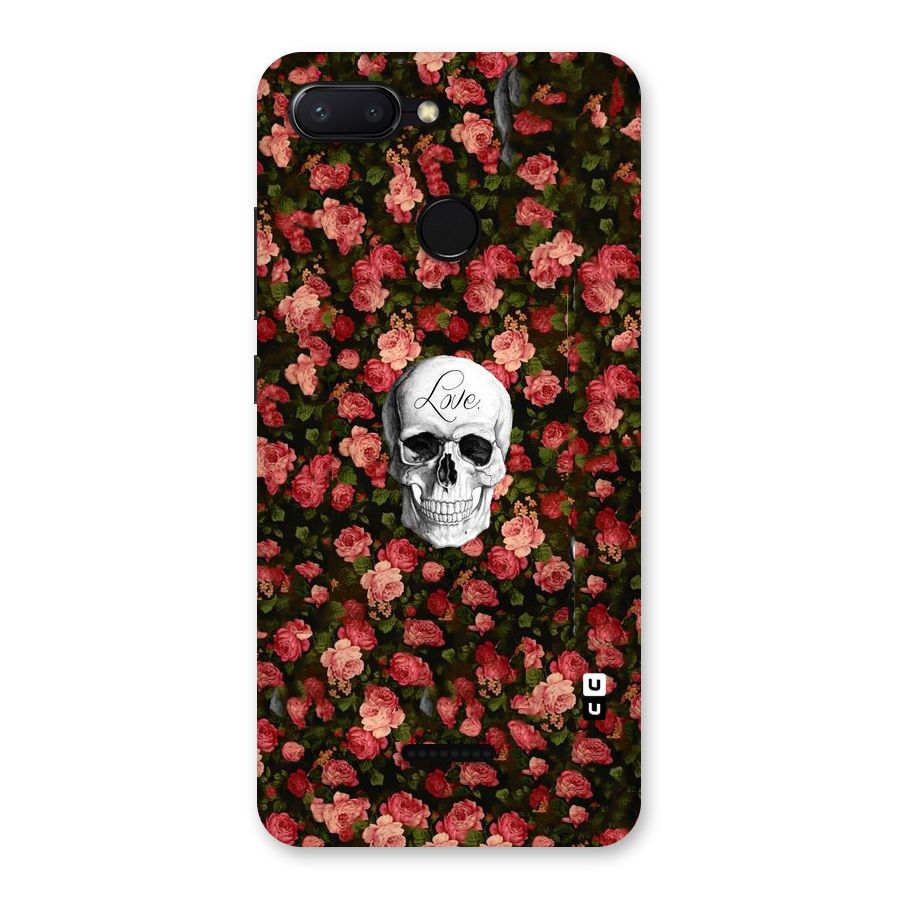 Floral Skull Love Back Case for Redmi 6