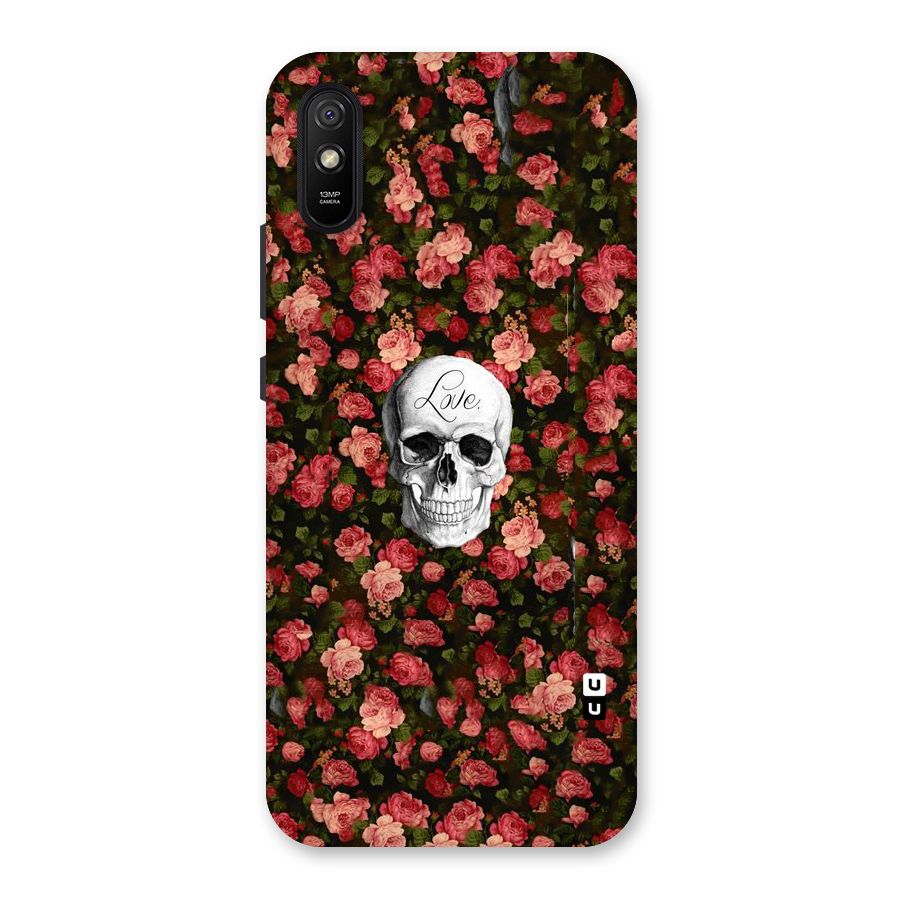 Floral Skull Love Back Case for Redmi 9i