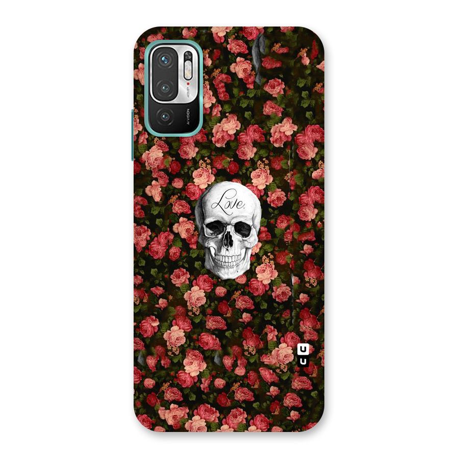 Floral Skull Love Back Case for Redmi Note 10T 5G