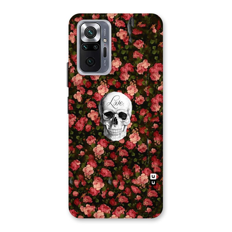 Floral Skull Love Back Case for Redmi Note 10 Pro