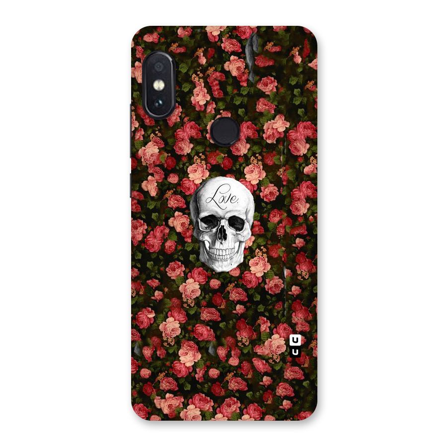 Floral Skull Love Back Case for Redmi Note 5 Pro