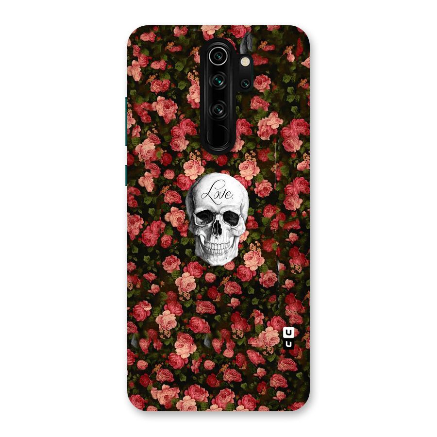 Floral Skull Love Back Case for Redmi Note 8 Pro