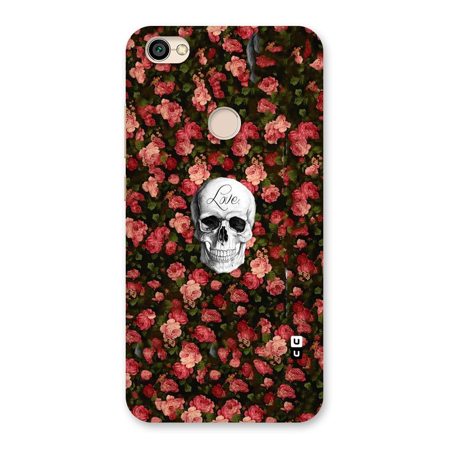 Floral Skull Love Back Case for Redmi Y1 2017