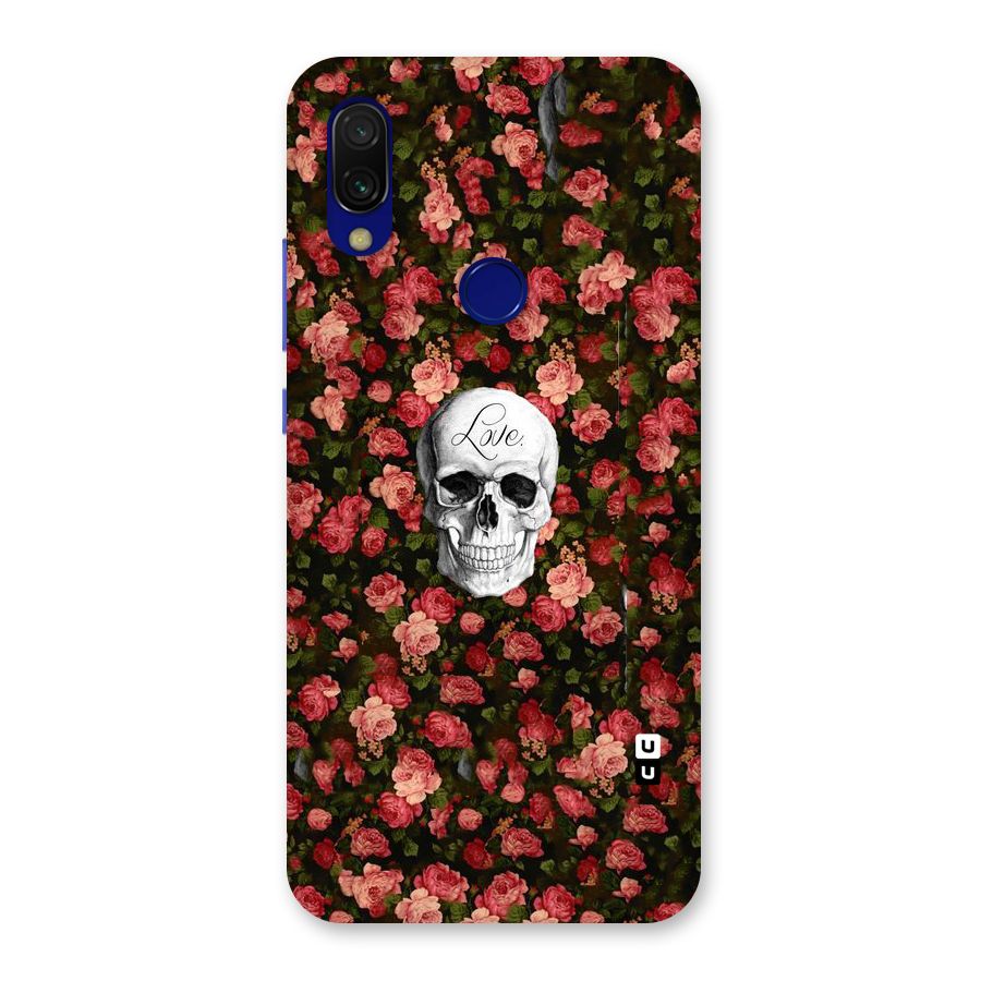 Floral Skull Love Back Case for Redmi Y3