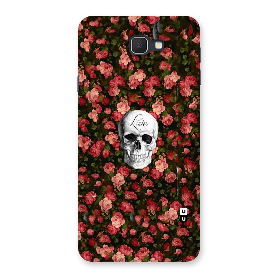 Floral Skull Love Back Case for Samsung Galaxy J7 Prime