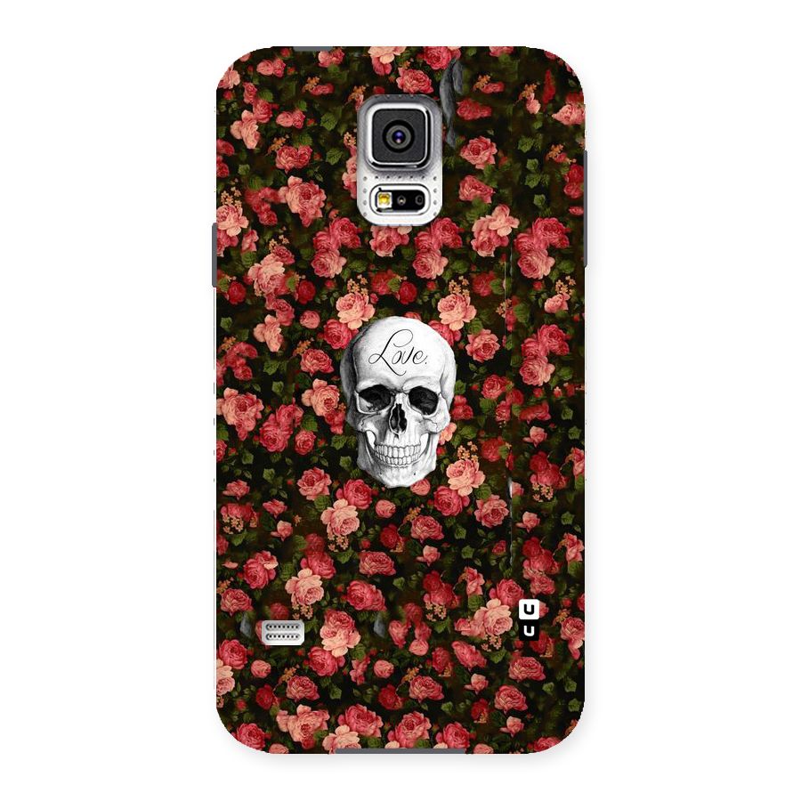 Floral Skull Love Back Case for Samsung Galaxy S5