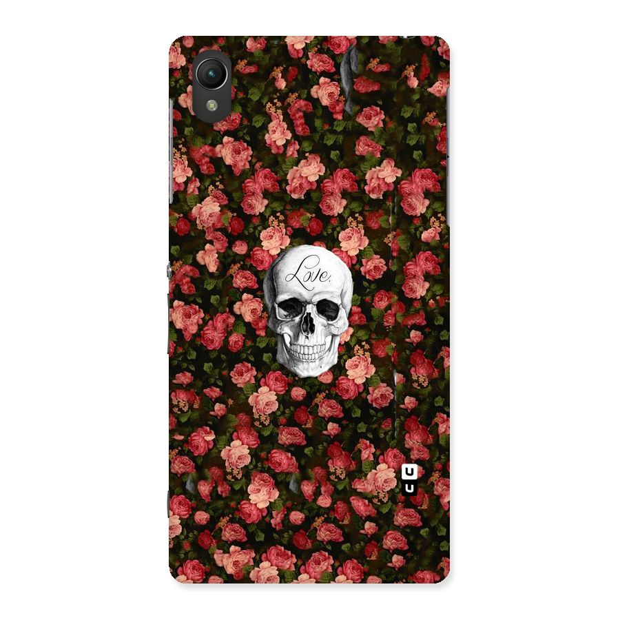 Floral Skull Love Back Case for Sony Xperia Z2