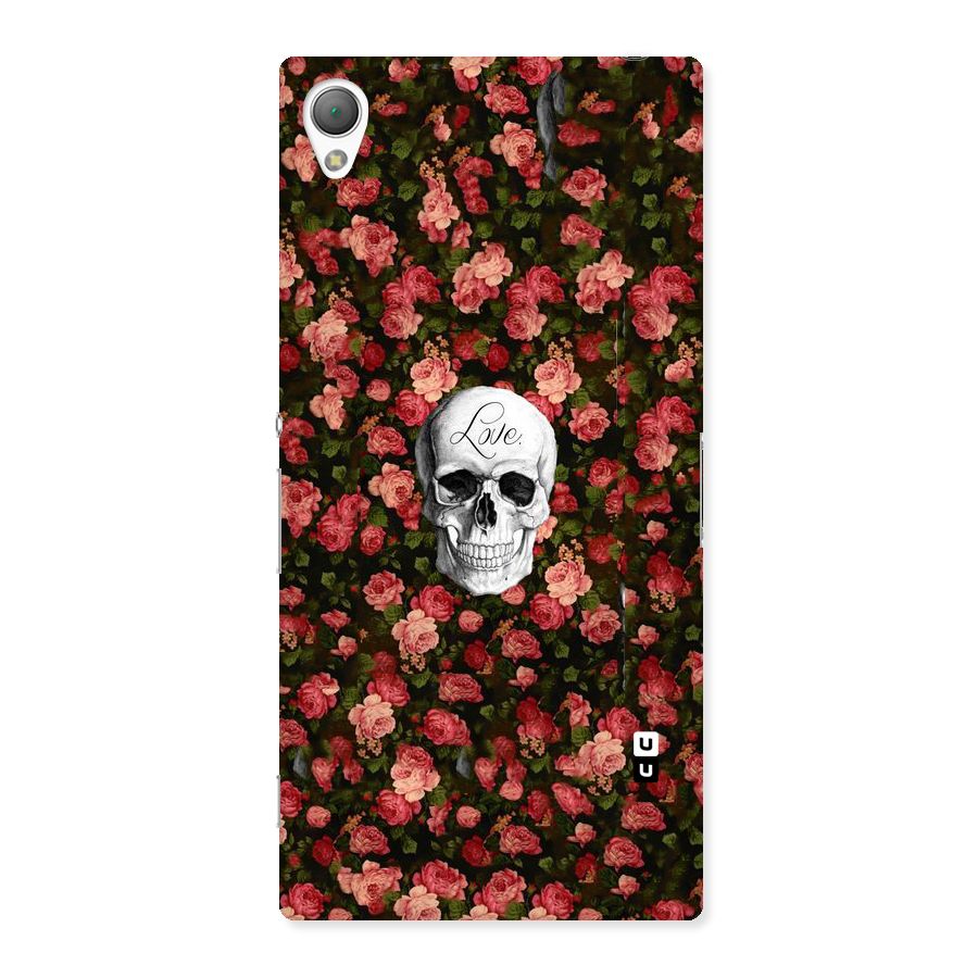 Floral Skull Love Back Case for Sony Xperia Z3