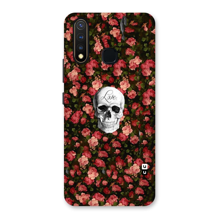 Floral Skull Love Back Case for Vivo U20