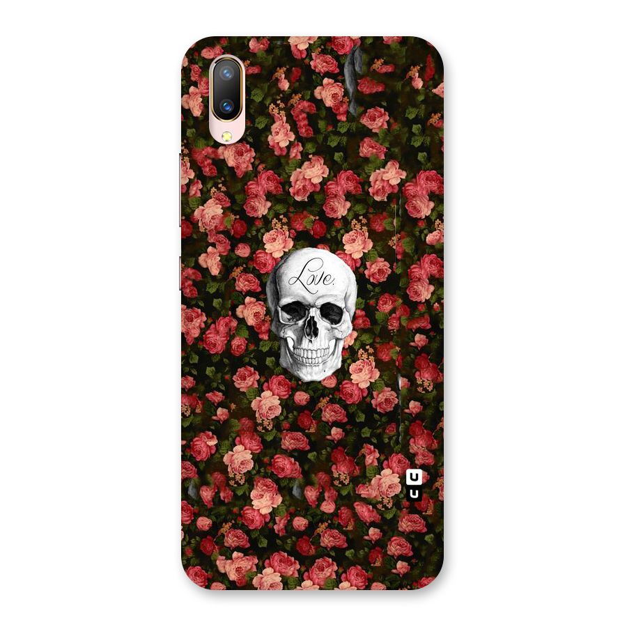 Floral Skull Love Back Case for Vivo V11 Pro