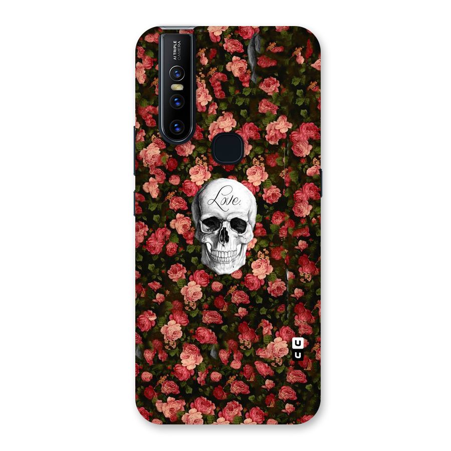 Floral Skull Love Back Case for Vivo V15