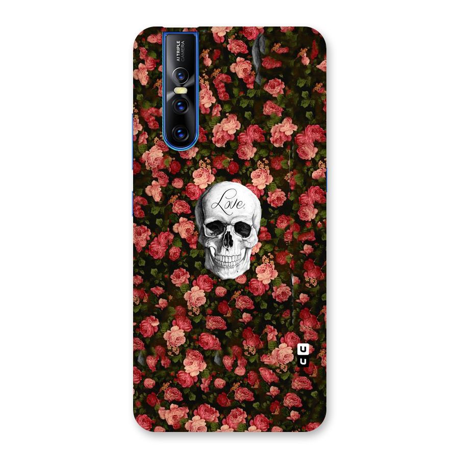 Floral Skull Love Back Case for Vivo V15 Pro