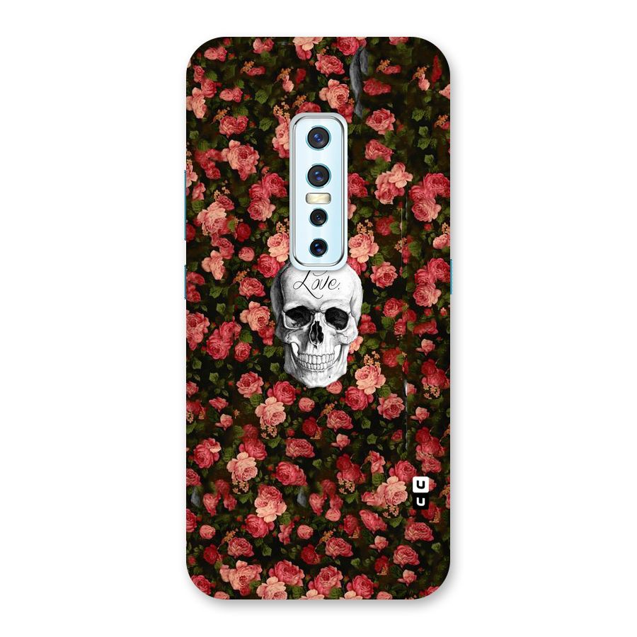 Floral Skull Love Back Case for Vivo V17 Pro