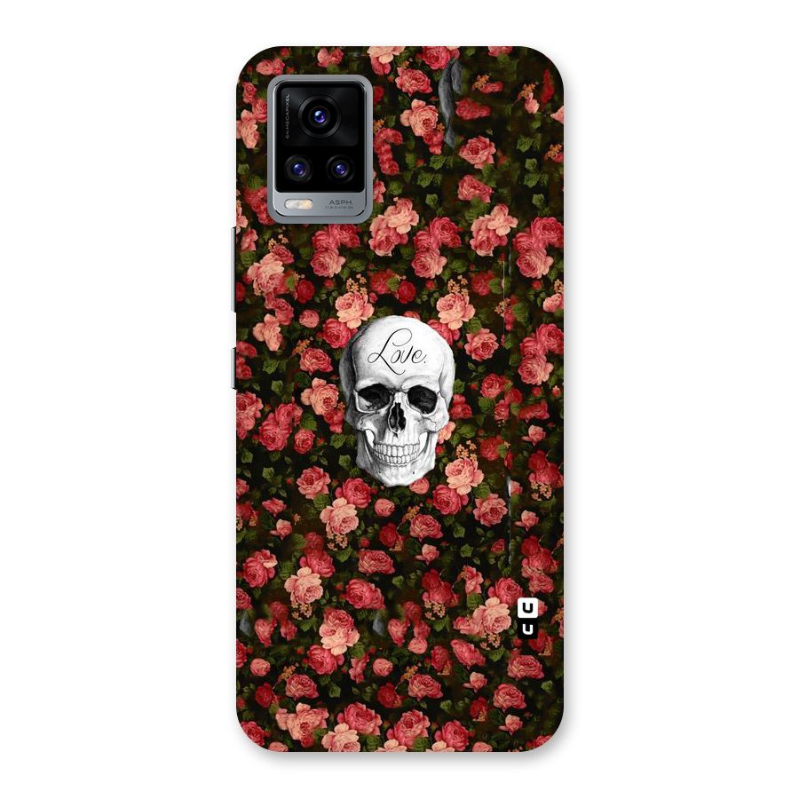 Floral Skull Love Back Case for Vivo V20