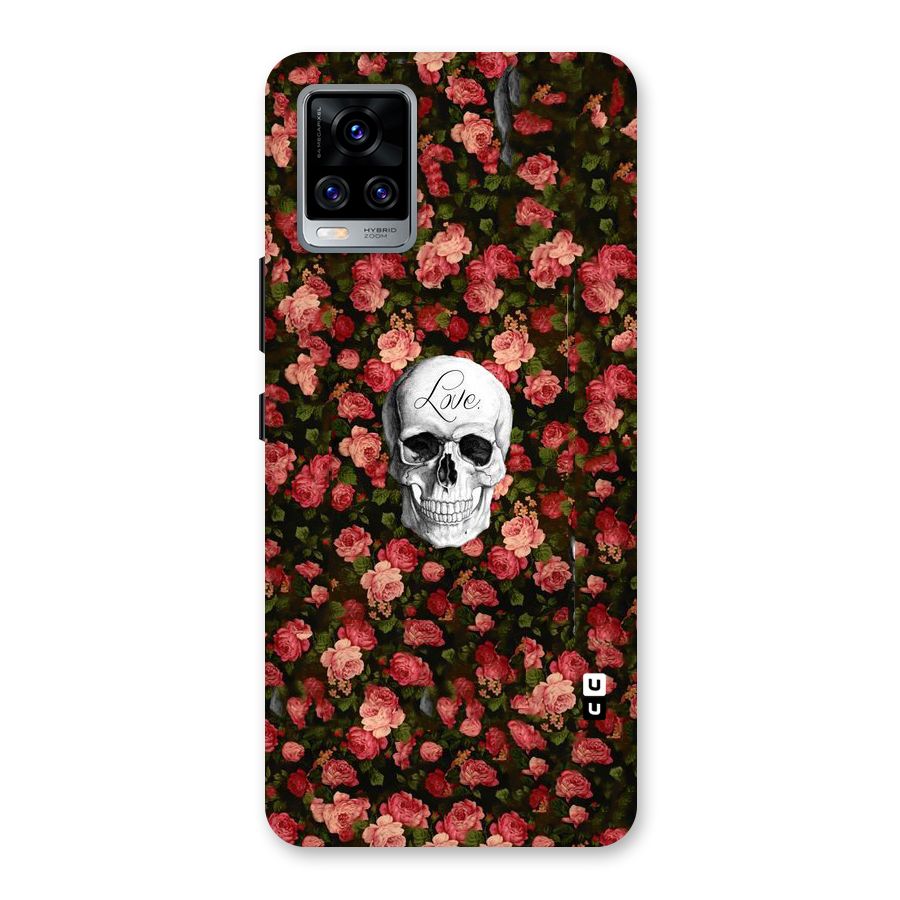 Floral Skull Love Back Case for Vivo V20 Pro