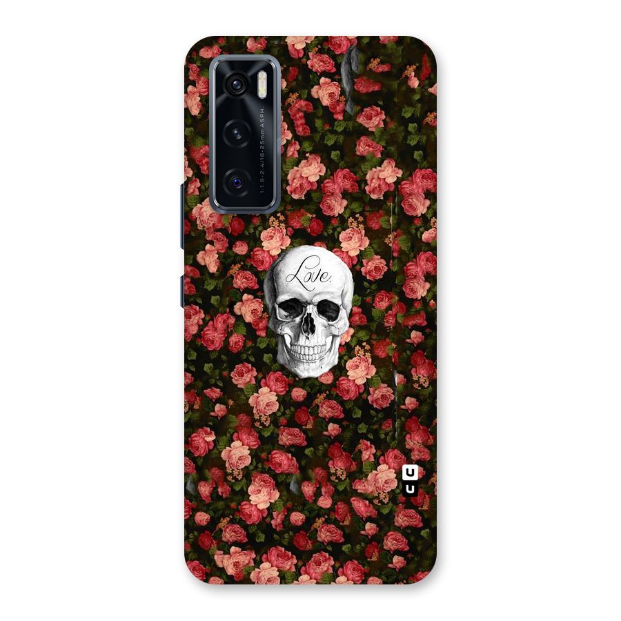Floral Skull Love Back Case for Vivo V20 SE