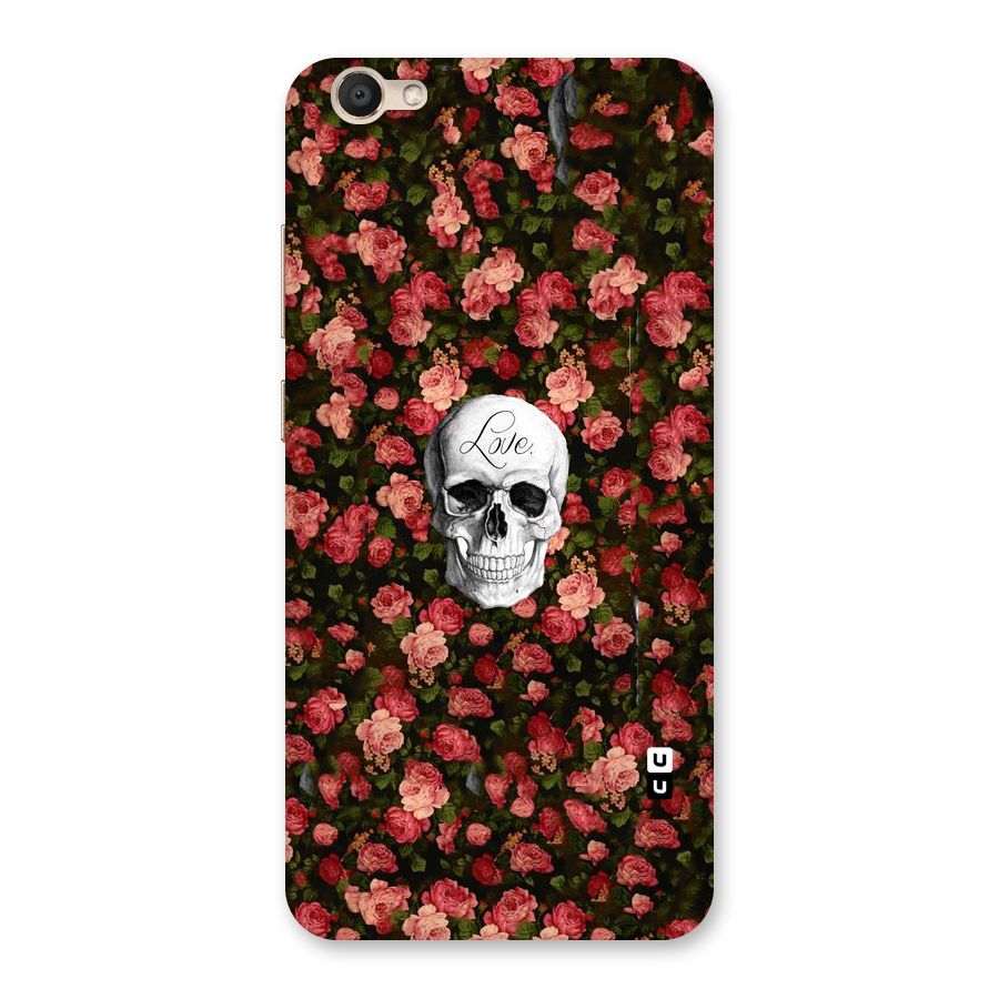 Floral Skull Love Back Case for Vivo V5