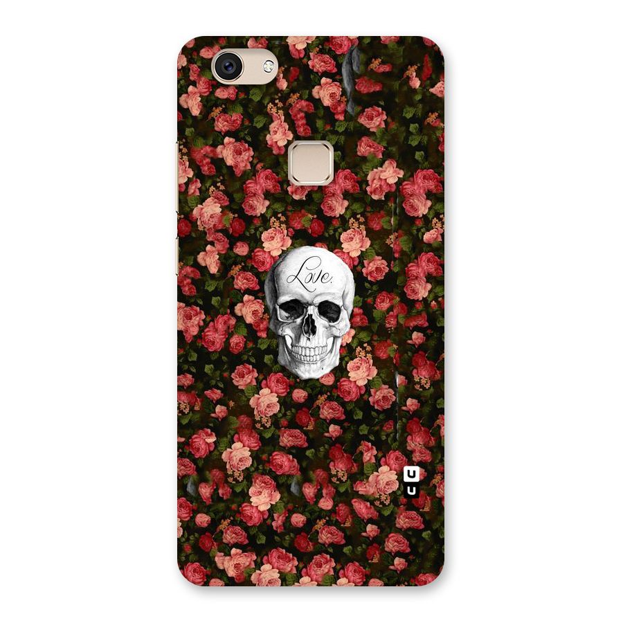 Floral Skull Love Back Case for Vivo V7