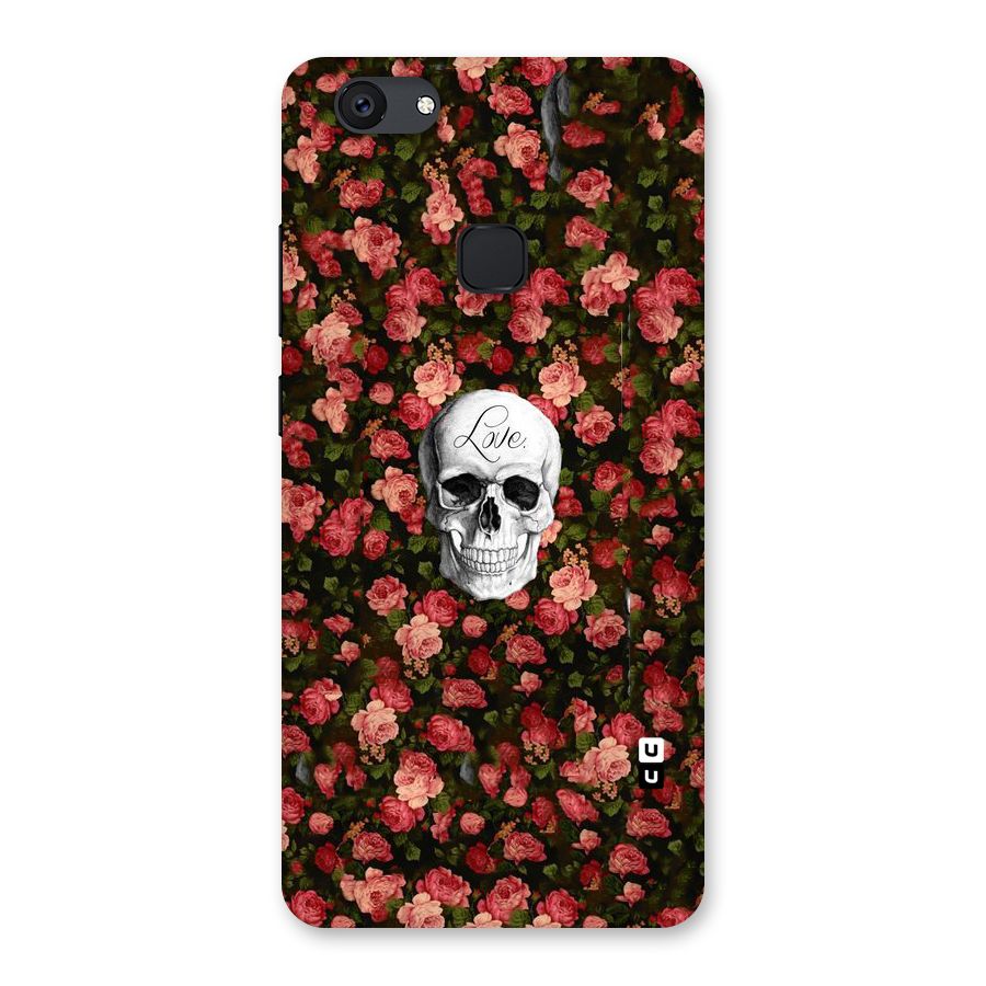 Floral Skull Love Back Case for Vivo V7 Plus