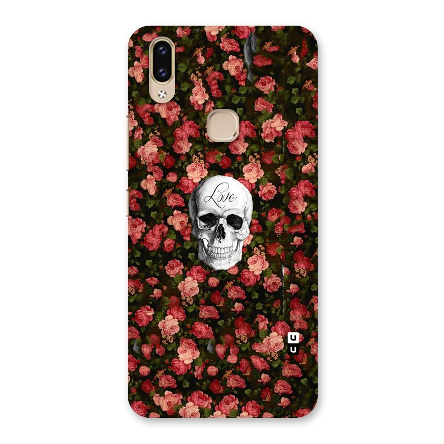 Floral Skull Love Back Case for Vivo V9 Youth