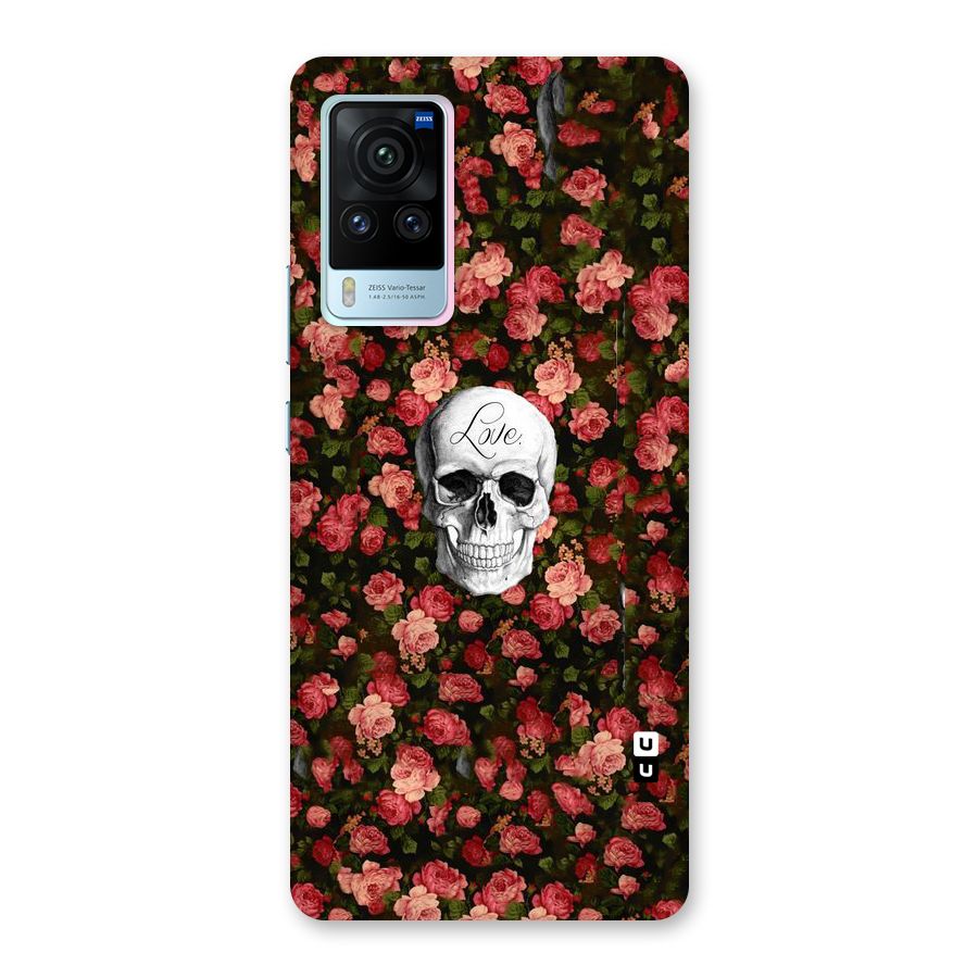 Floral Skull Love Back Case for Vivo X60 Pro