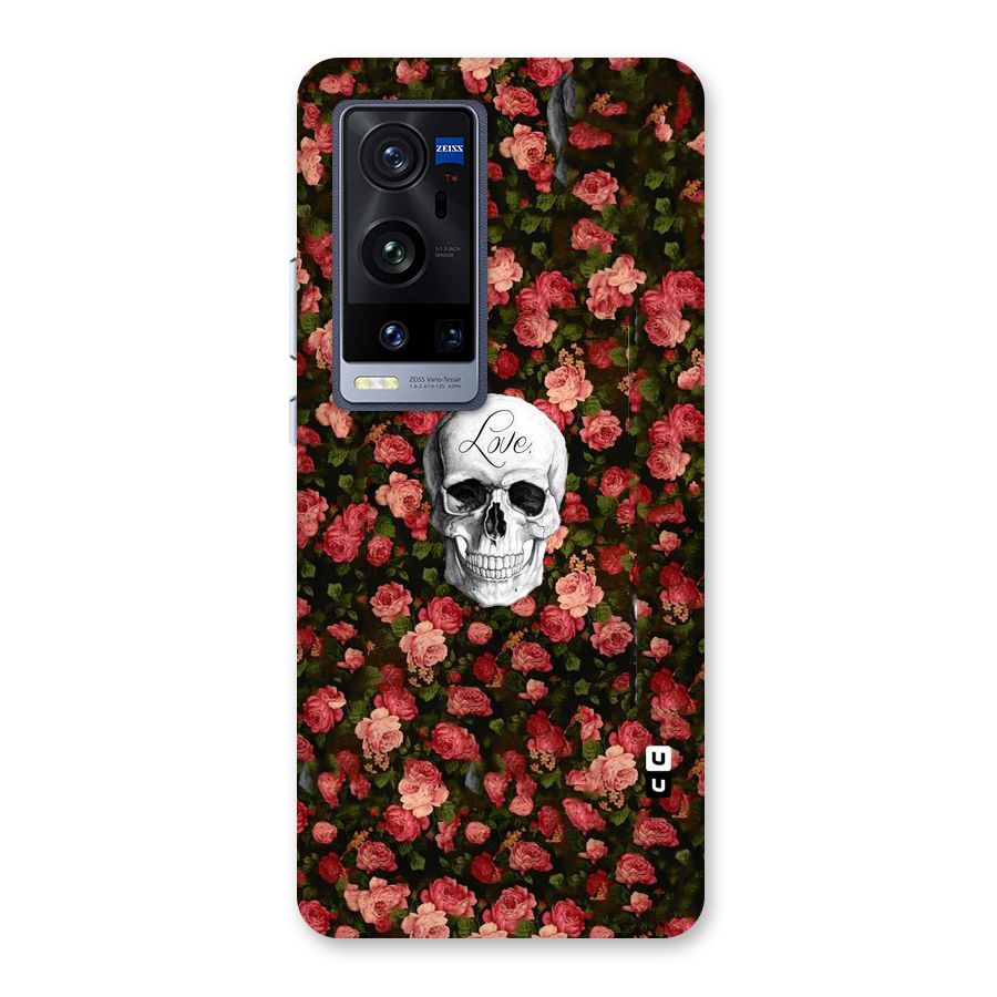 Floral Skull Love Back Case for Vivo X60 Pro Plus