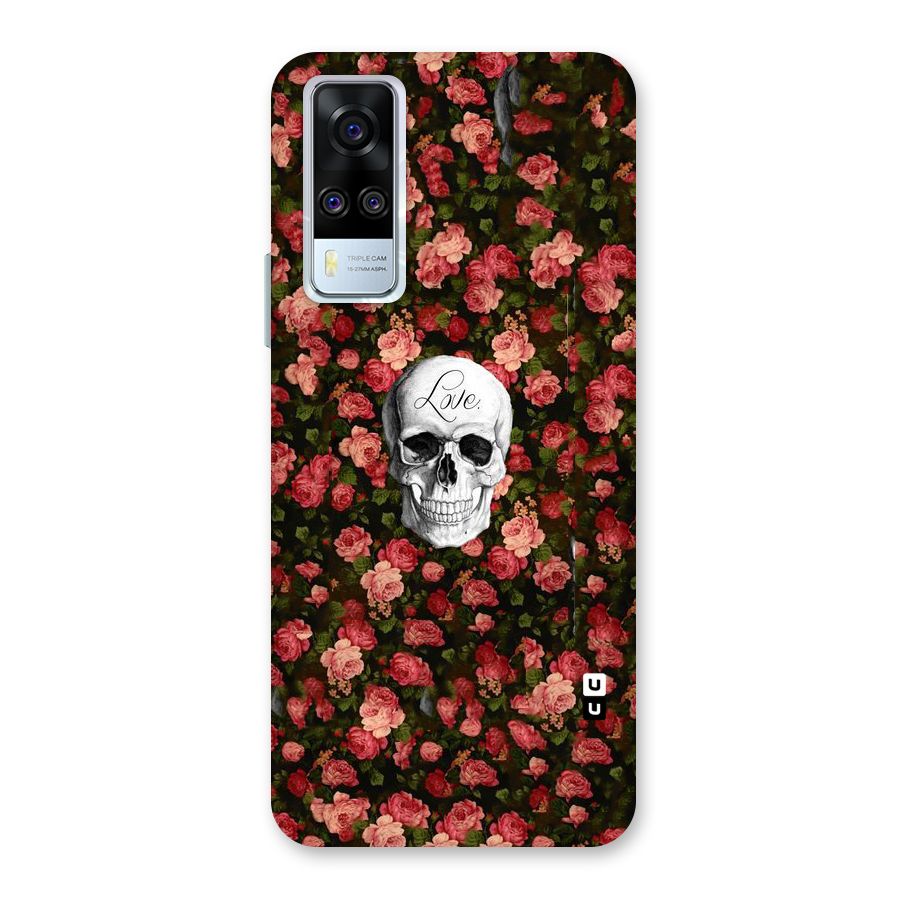 Floral Skull Love Back Case for Vivo Y31