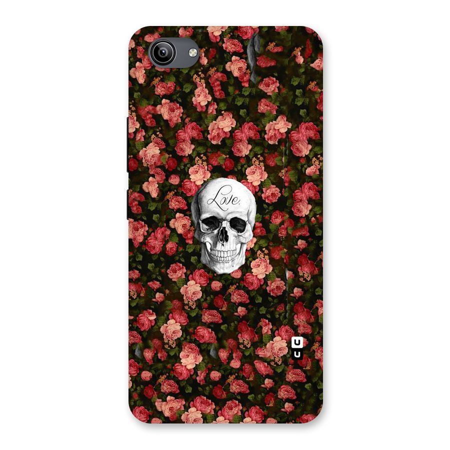 Floral Skull Love Back Case for Vivo Y81i