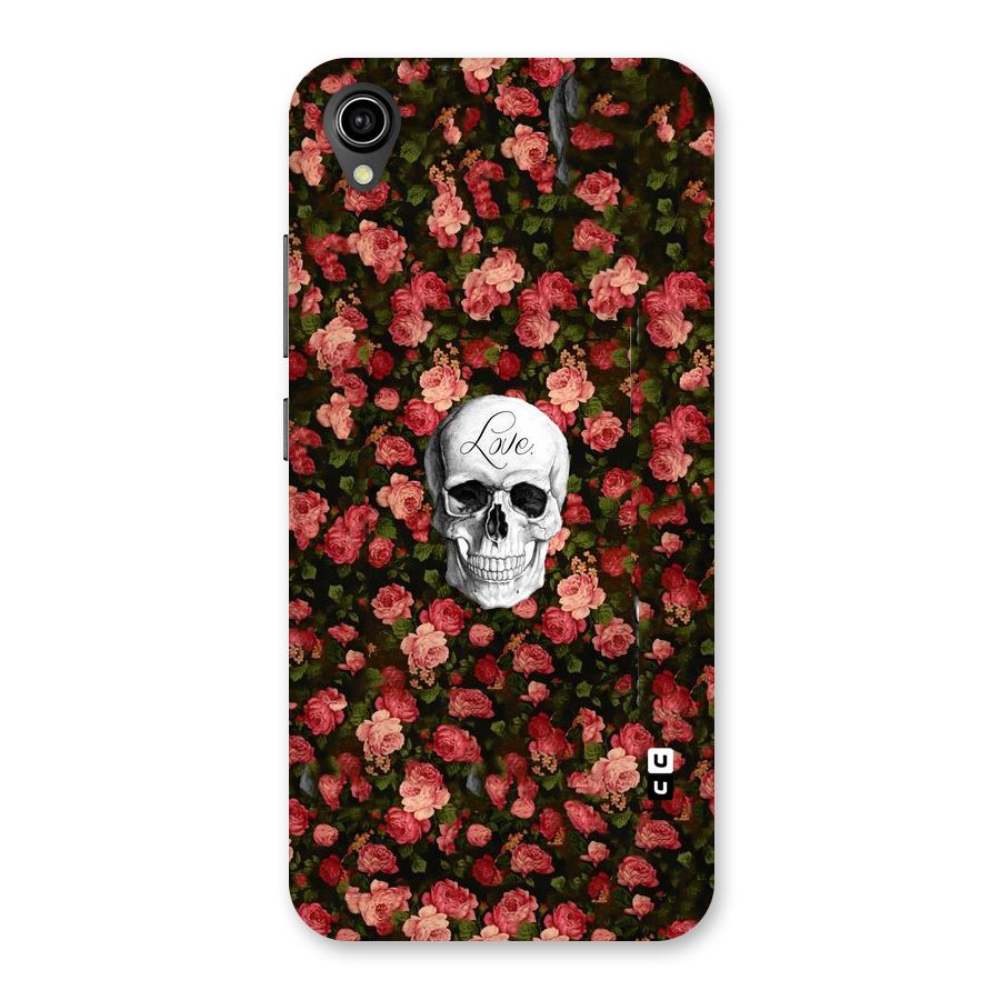Floral Skull Love Back Case for Vivo Y91i