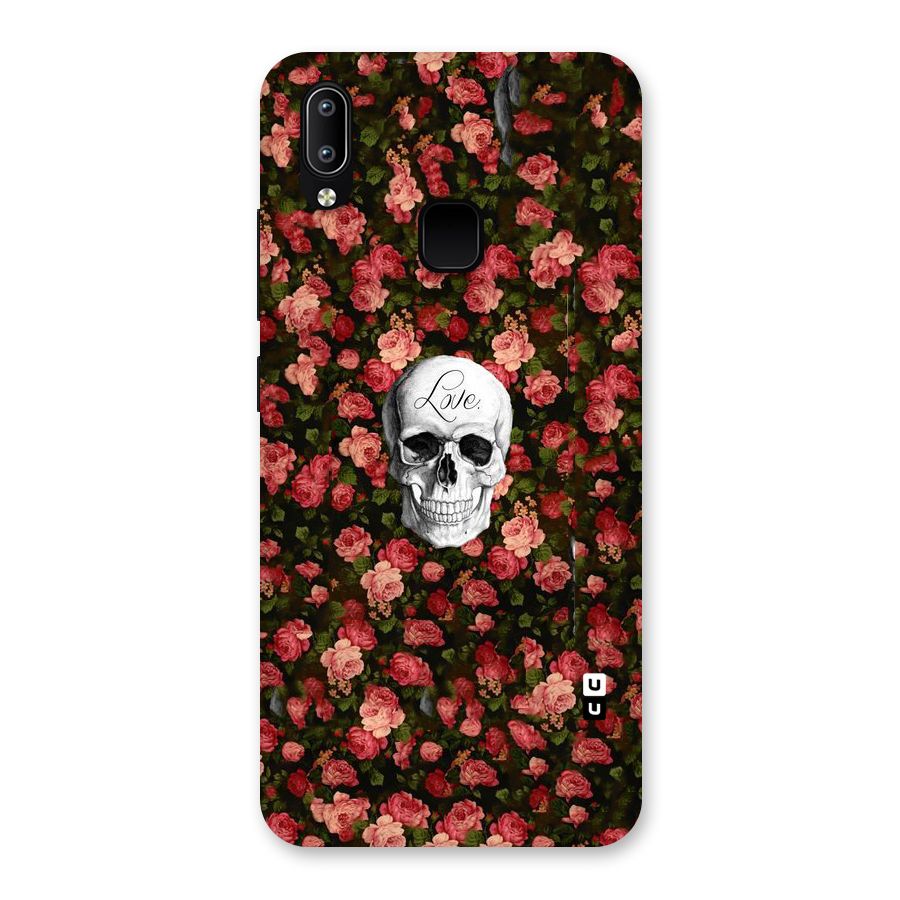 Floral Skull Love Back Case for Vivo Y93