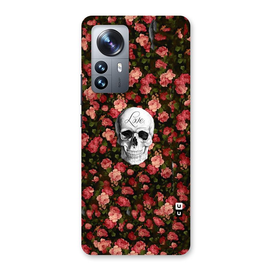 Floral Skull Love Back Case for Xiaomi 12 Pro