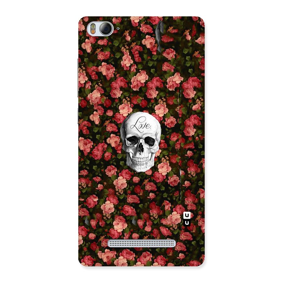 Floral Skull Love Back Case for Xiaomi Mi4i