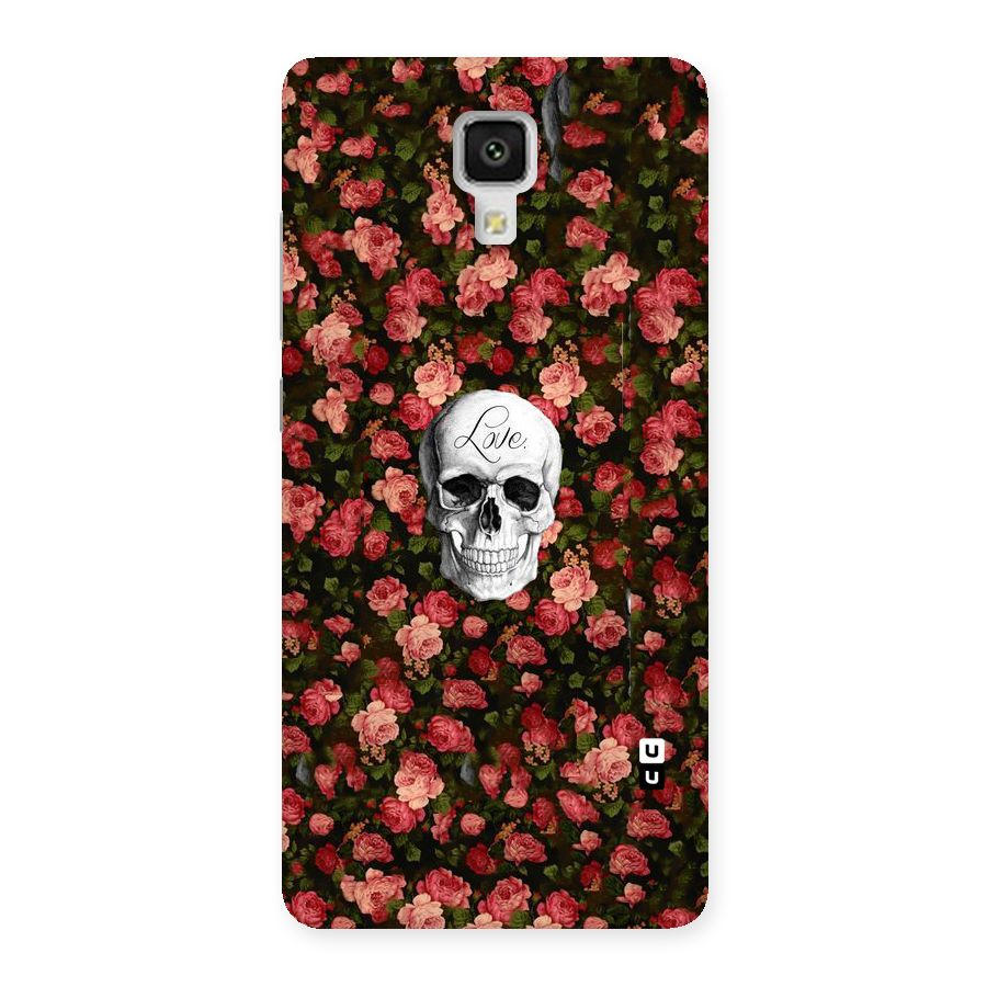 Floral Skull Love Back Case for Xiaomi Mi 4