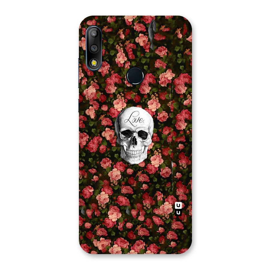 Floral Skull Love Back Case for Zenfone Max Pro M2