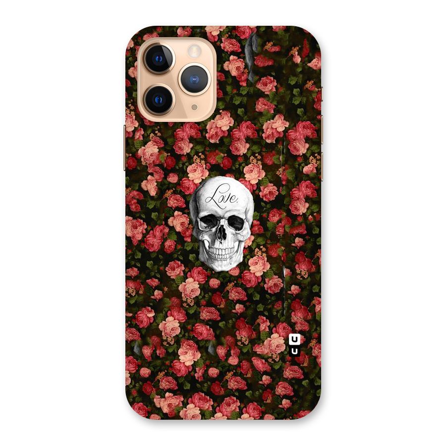 Floral Skull Love Back Case for iPhone 11 Pro