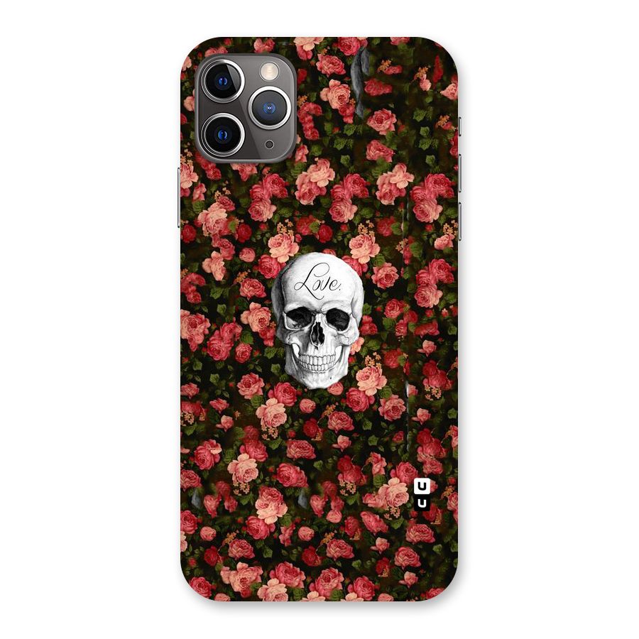 Floral Skull Love Back Case for iPhone 11 Pro Max