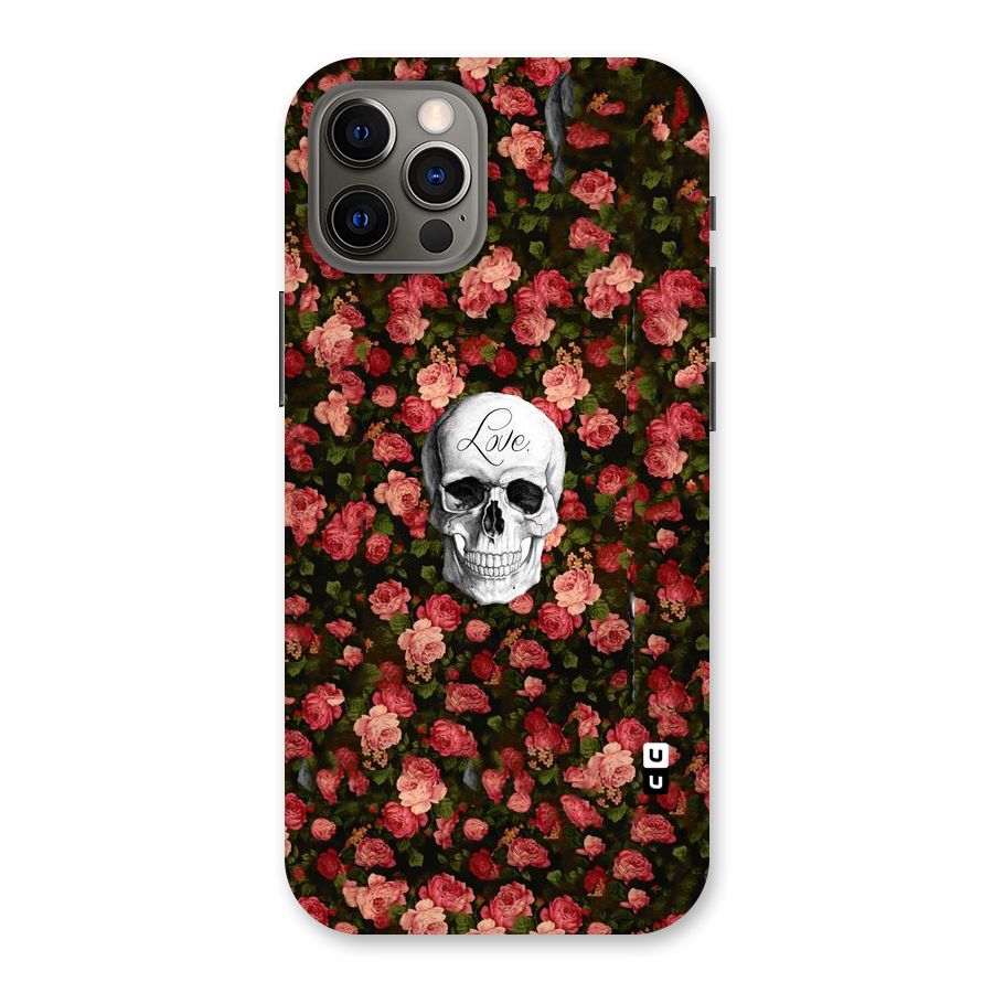Floral Skull Love Back Case for iPhone 12 Pro