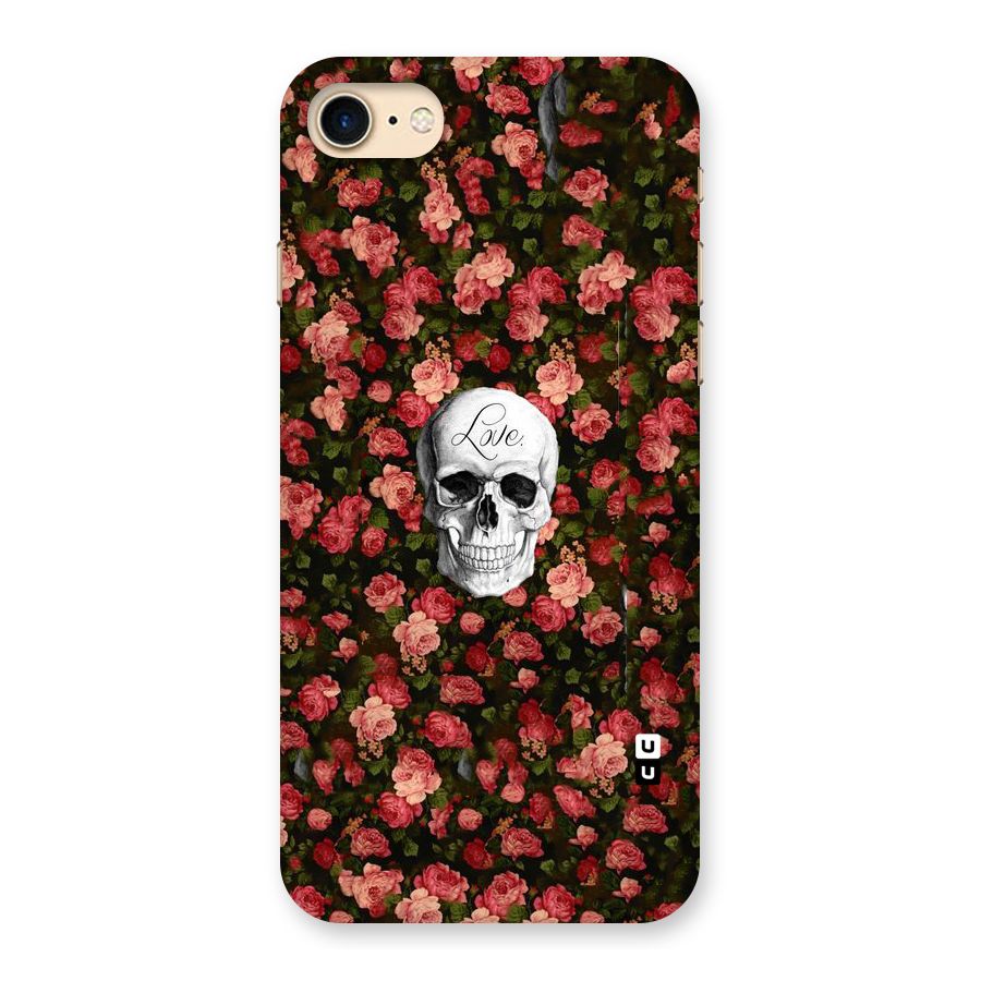 Floral Skull Love Back Case for iPhone 7