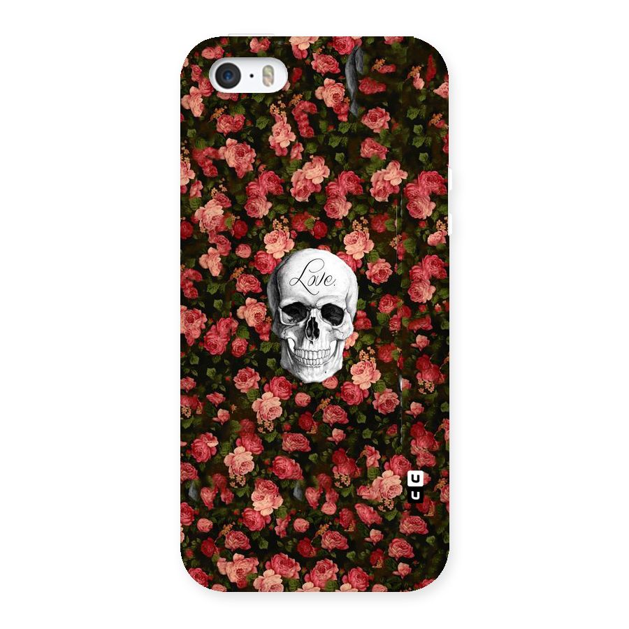 Floral Skull Love Back Case for iPhone SE
