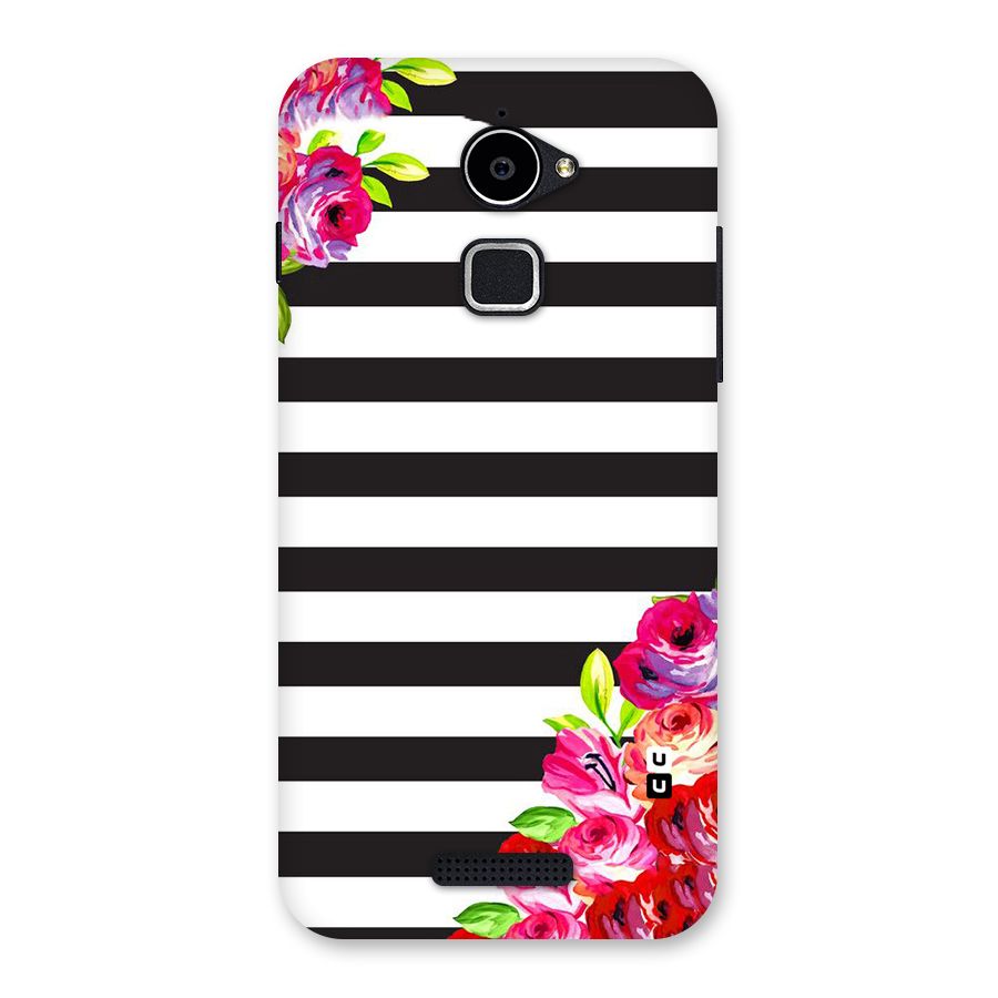 Floral Stripes Back Case for Coolpad Note 3 Lite