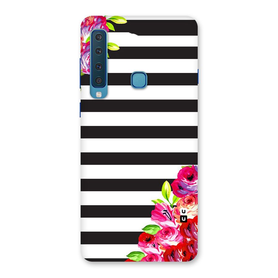 Floral Stripes Back Case for Galaxy A9 (2018)