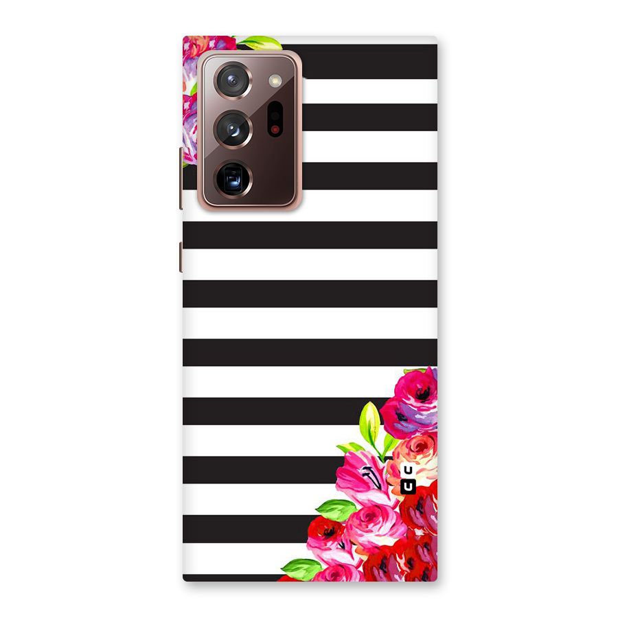Floral Stripes Back Case for Galaxy Note 20 Ultra
