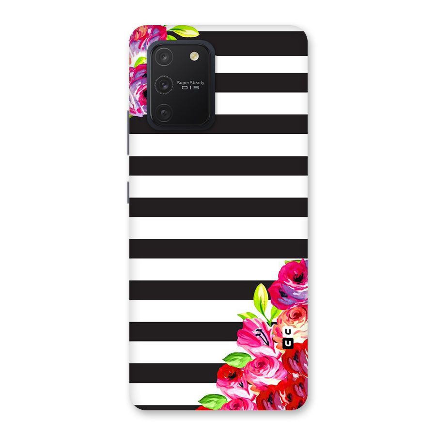 Floral Stripes Back Case for Galaxy S10 Lite